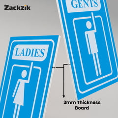 Professional Gents and Ladies Sign Board