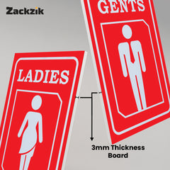 Simple & Bold Male Female Icons