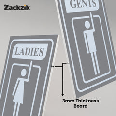 Professional Gents and Ladies Sign Board