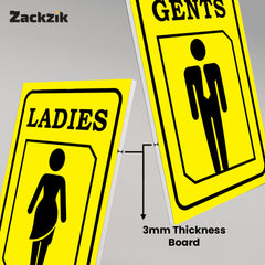 Simple & Bold Male Female Icons