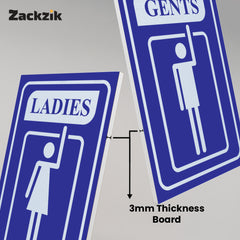 Professional Gents and Ladies Sign Board
