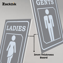 Simple & Bold Male Female Icons