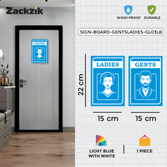 Elegant Men & Women Signage for Offices