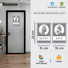 Gents & Ladies Identification Marker