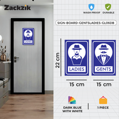 Easy-to-Read Gents and Ladies Sign