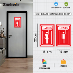 Professional Gents and Ladies Sign Board