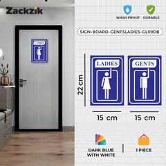 Professional Gents and Ladies Sign Board