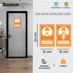 Easy-to-Read Gents and Ladies Sign