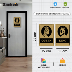 Gents & Ladies Identification Marker