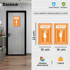 Professional Gents and Ladies Sign Board