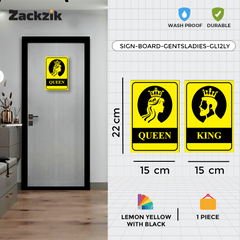 Gents & Ladies Identification Marker