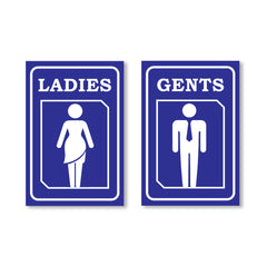 Simple & Bold Male Female Icons