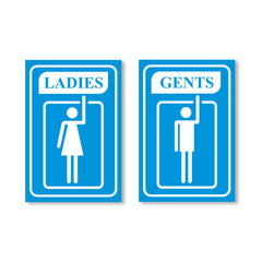 Professional Gents and Ladies Sign Board