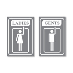 Professional Gents and Ladies Sign Board