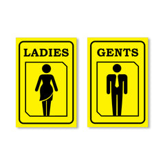 Simple & Bold Male Female Icons