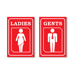 Simple & Bold Male Female Icons