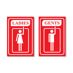 Professional Gents and Ladies Sign Board