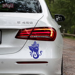 Lord Ganesha Car Sticker Premium Waterproof Vinyl Decal for Cars Bikes Helmet Laptop