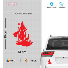 Sacred Lord Murugan Vel Symbol Sticker