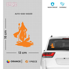Sacred Lord Murugan Vel Symbol Sticker