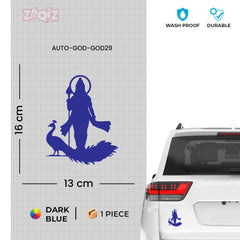 Divine Murugan Vel Sticker for Car, Bike & Home