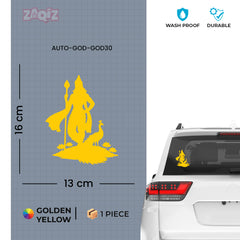 Sacred Lord Murugan Vel Symbol Sticker