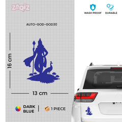 Sacred Lord Murugan Vel Symbol Sticker