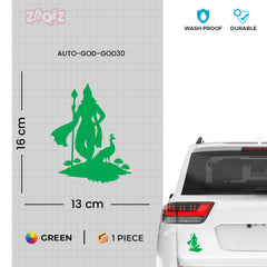 Sacred Lord Murugan Vel Symbol Sticker