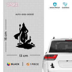 Sacred Lord Murugan Vel Symbol Sticker