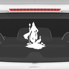 Sacred Lord Murugan Vel Symbol Sticker