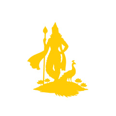 Sacred Lord Murugan Vel Symbol Sticker