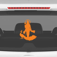 Divine Murugan Vel Sticker for Car, Bike & Home