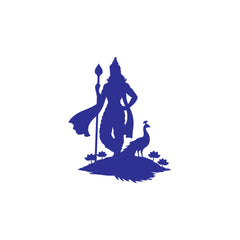 Sacred Lord Murugan Vel Symbol Sticker