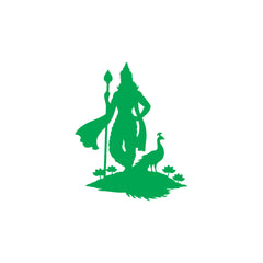 Sacred Lord Murugan Vel Symbol Sticker