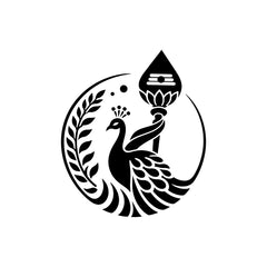 Murugan Peacock Vel Sticker for Car Bike Laptop Waterproof Decal