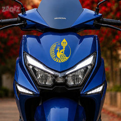 Murugan Peacock Vel Sticker for Car Bike Laptop Waterproof Decal