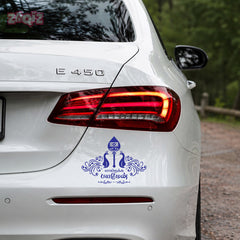 Yaamirukka Bayamen Divine Tamil Sticker with Peacock Artwork