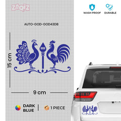 Lord Murugan Symbols Vinyl Sticker Waterproof Devotional Decal