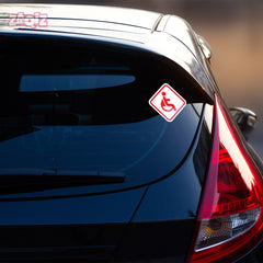 Proud Superhero Handicap Awareness Sticker