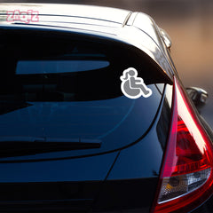 Wheelchair Hero Car Decal