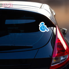 Wheelchair Hero Car Decal
