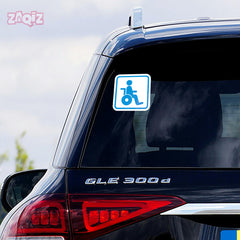 Bold Superhero Accessibility Sticker