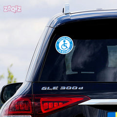 Inspiring Super Hero Handicap Decal