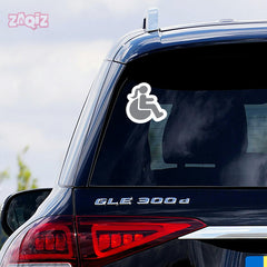 Wheelchair Hero Car Decal