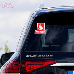 Accessible Superhero On Board Sticker