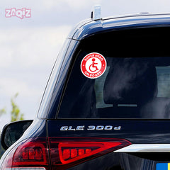 Inspiring Super Hero Handicap Decal