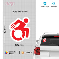 Unique Wheelchair Superhero Sticker