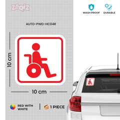 Bold Superhero Accessibility Sticker