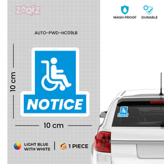 Accessible Superhero On Board Sticker