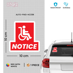 Accessible Superhero On Board Sticker